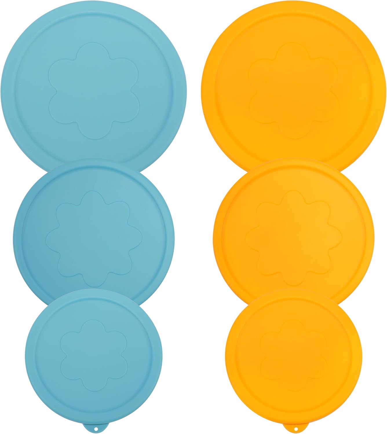 2 Cup Silicone Replacement Lids Storage Cover for Pyrex 7200-PC Glass Bowls (Container not Included) 4 Pack Microwave. Dishwasher and Freezer Safe